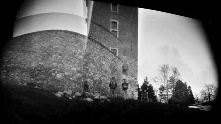 red beetroot juice developer, expired Ilfospeed 3.1 M papers, self made pinholes