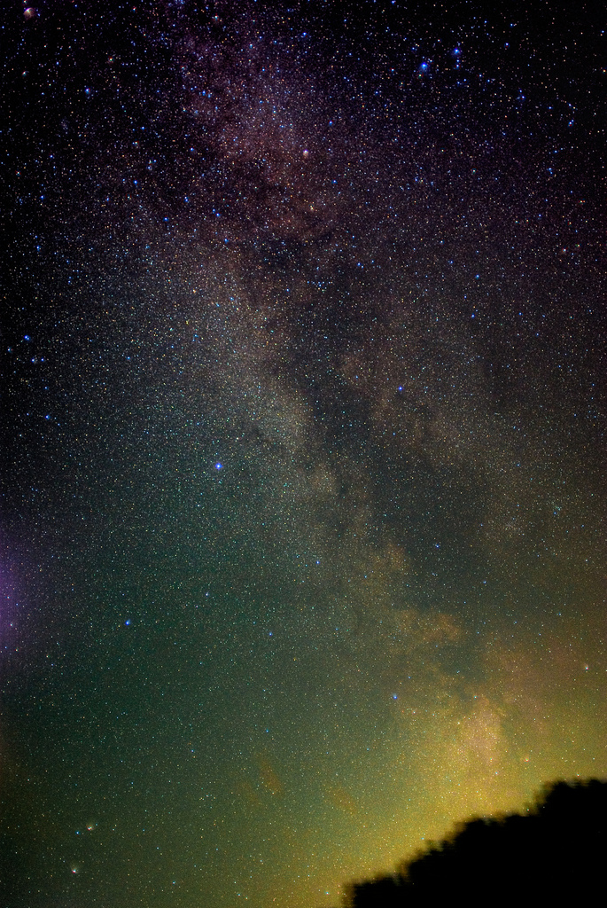 The Milky way above Sudelfeld